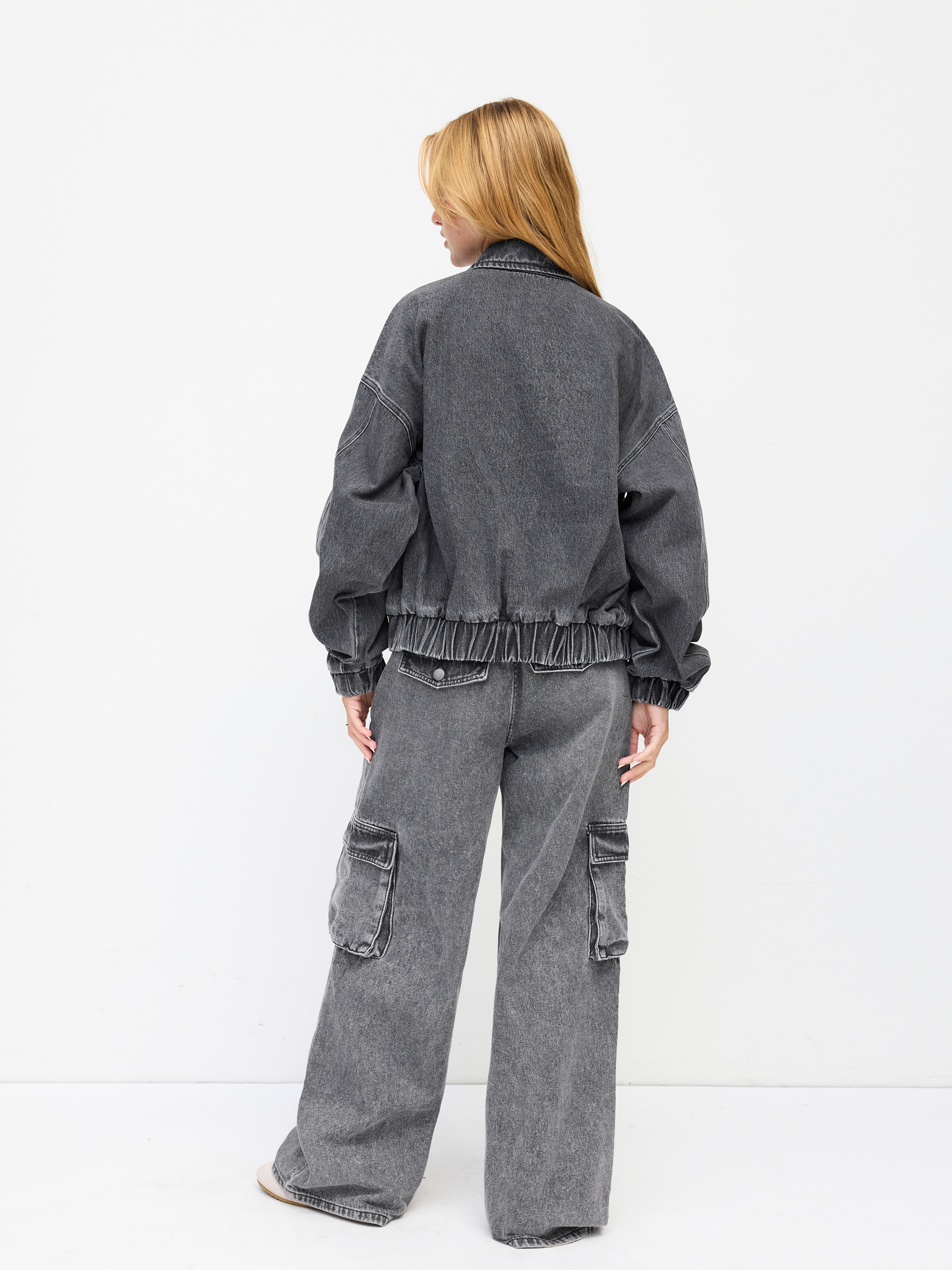 Denim The Aviator Jacket  For Daily Casual