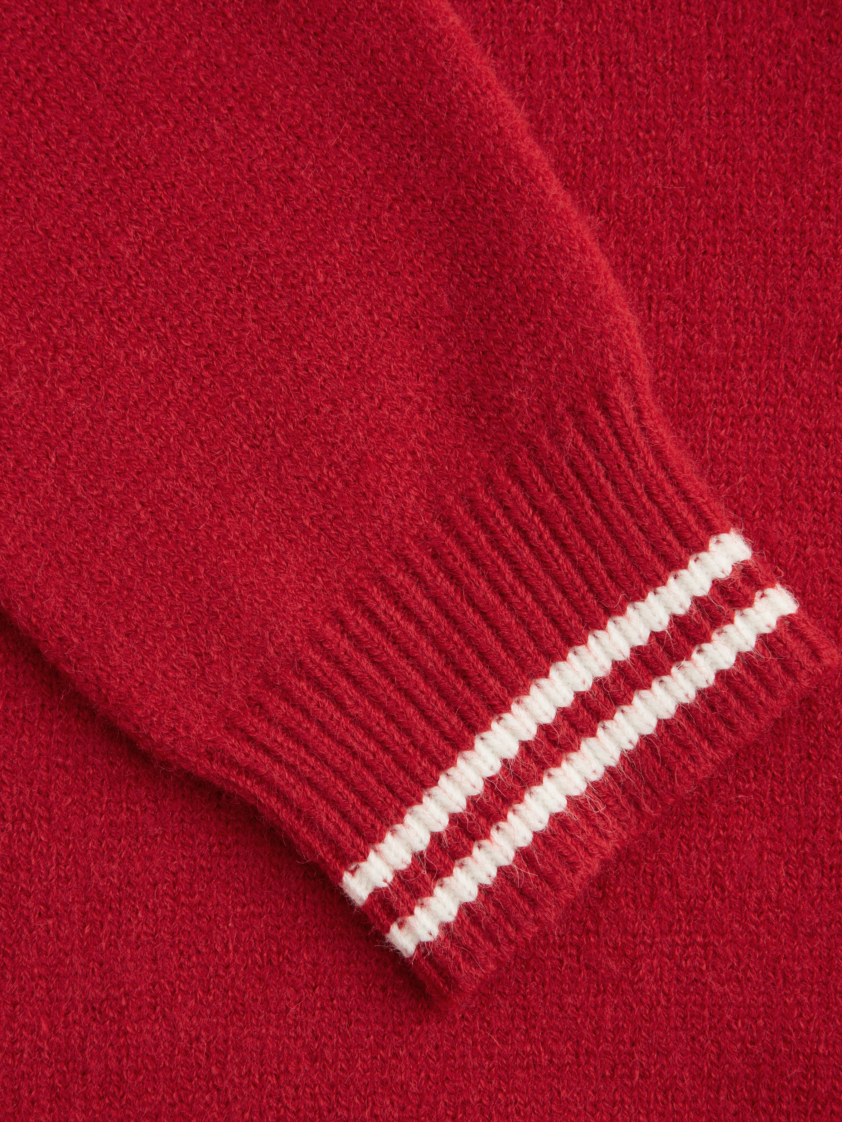 Rib Knit Stand Neck Solid Long Sleeve Top