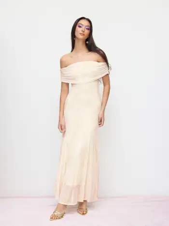 Satin Halter Neckline Backless Maxi Dress