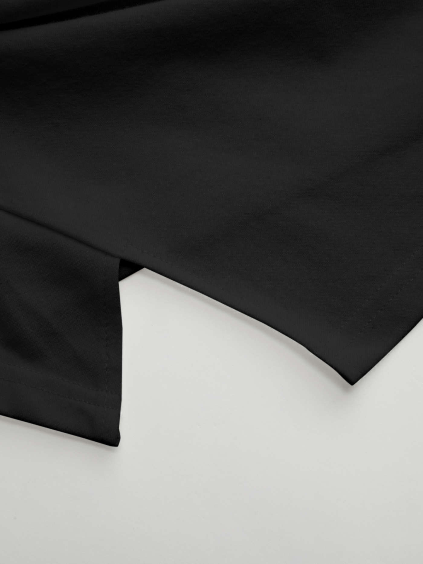 Tricot Cotton-blend Boat Neck Long Sleeve Ruched Asymmetrical Hem Tee For Décontracté quotidien