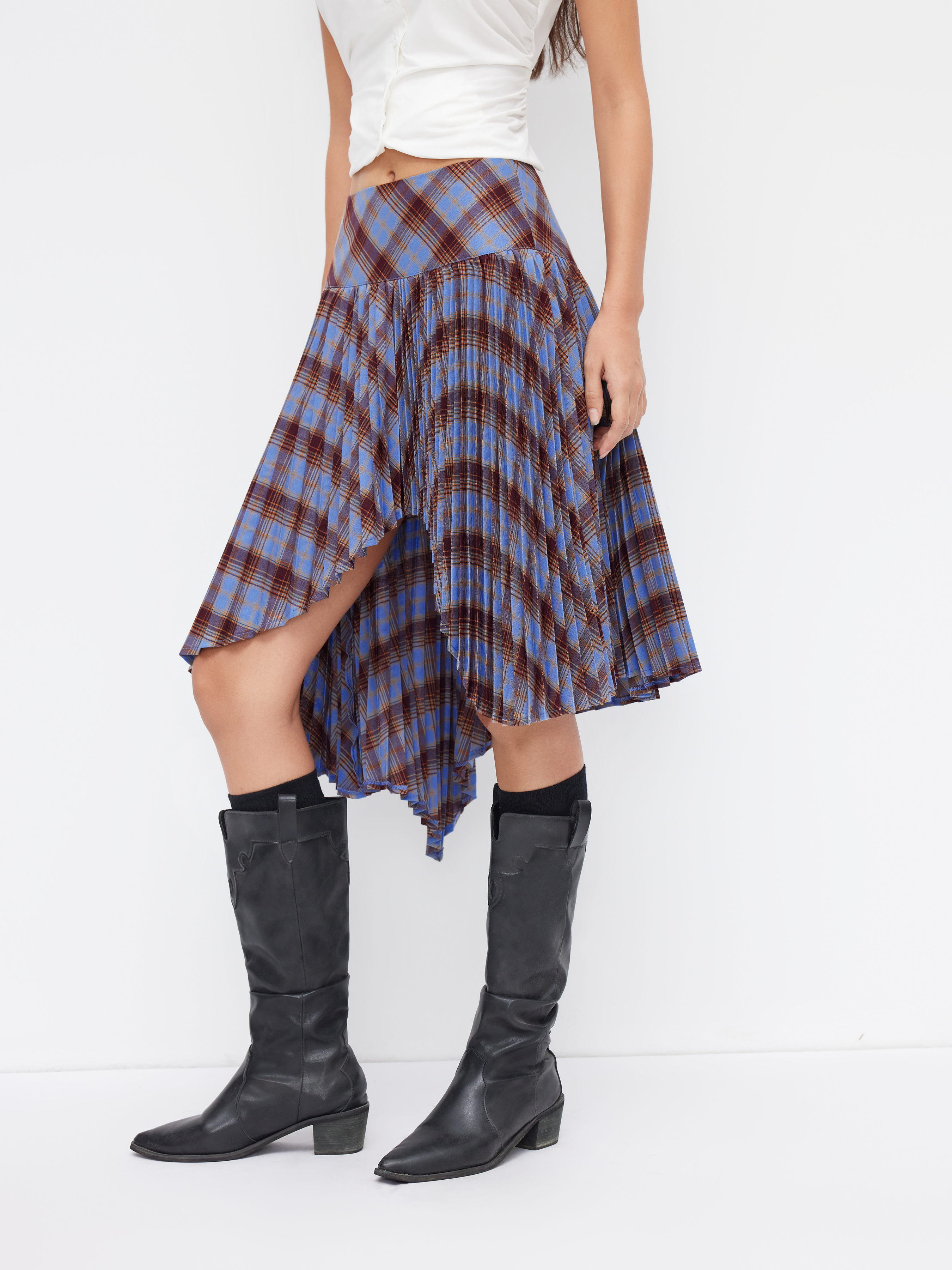 Fairy Grunge Asymmetrical Skirt For Music Festival/Live