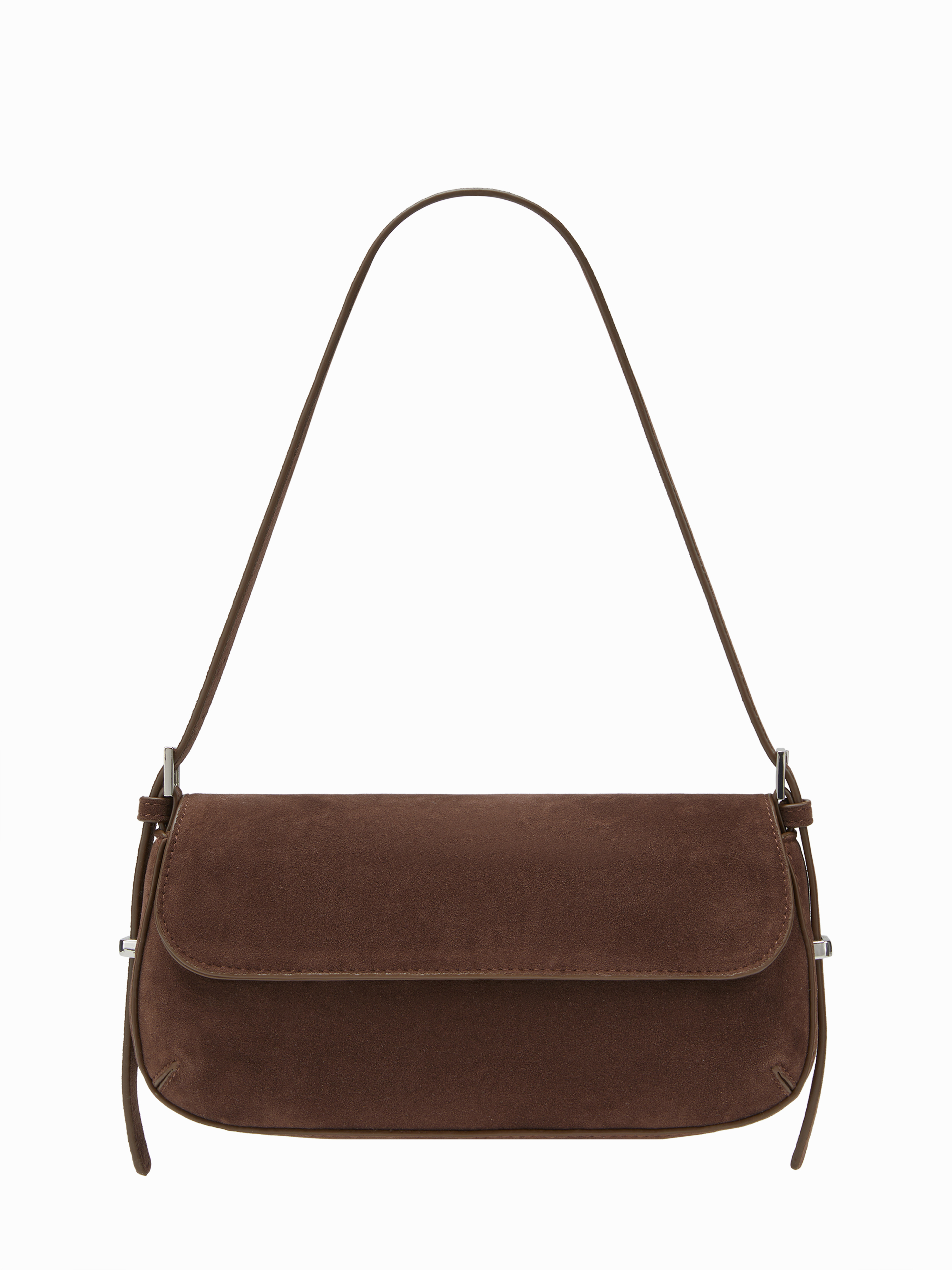 Sac à épaule en faux cuir de daim