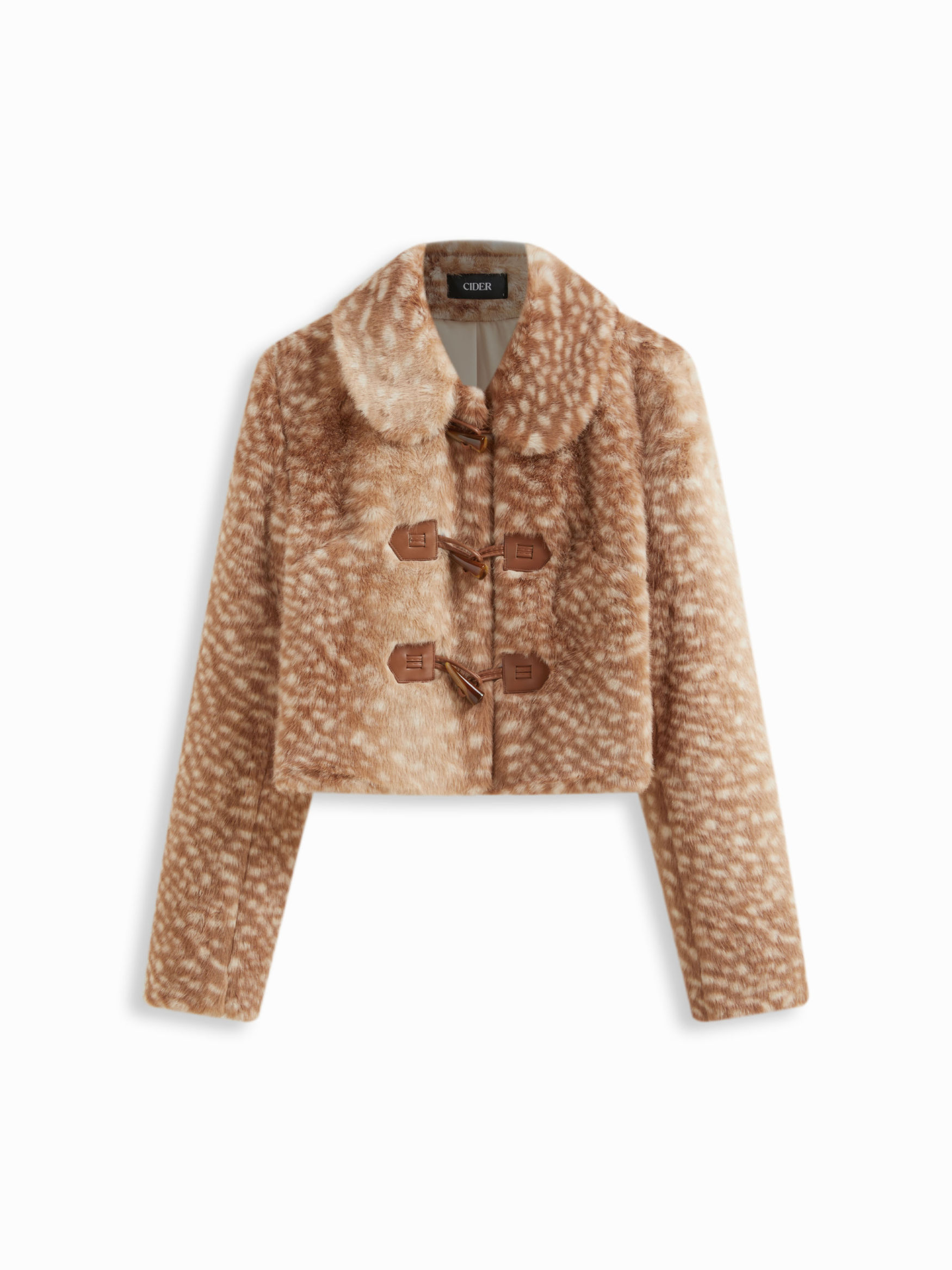 Veste courte à motif chez Cider
