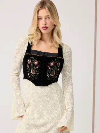 Solid Notched Collar Crop Blazer