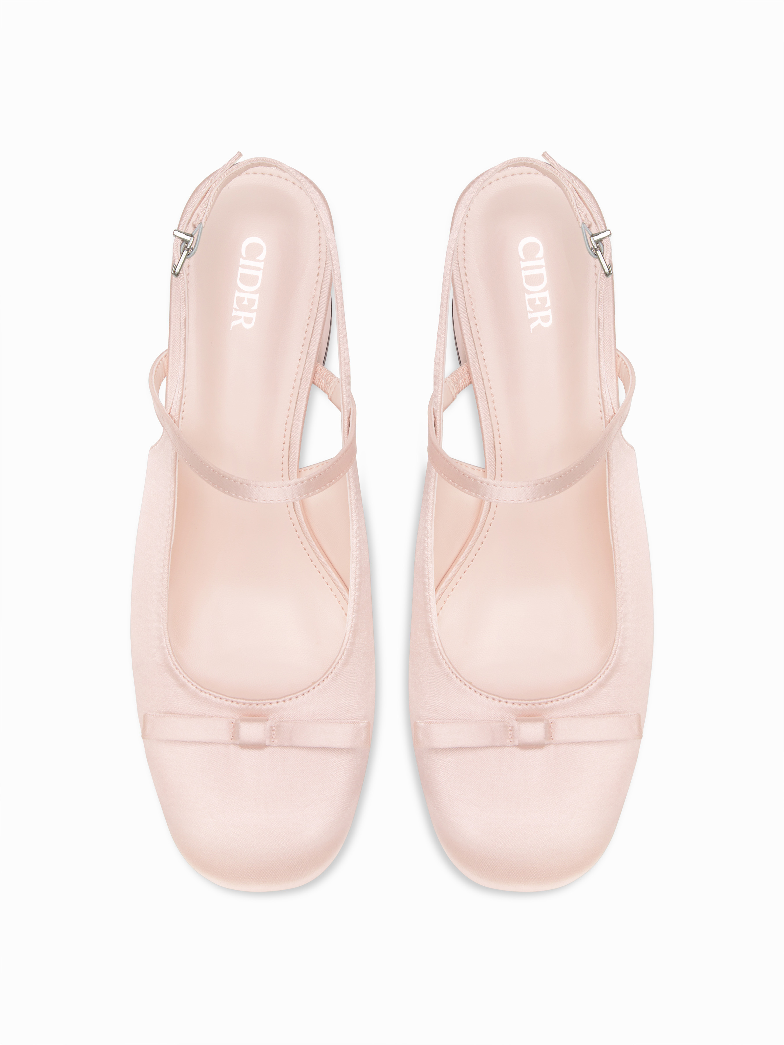 蝶結びフラワーヒール For デイリーカジュアル デート 喫茶店