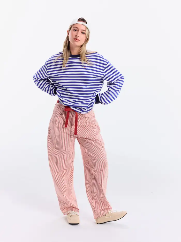 Cotton Collar Buckle Oversized Barn Jacket