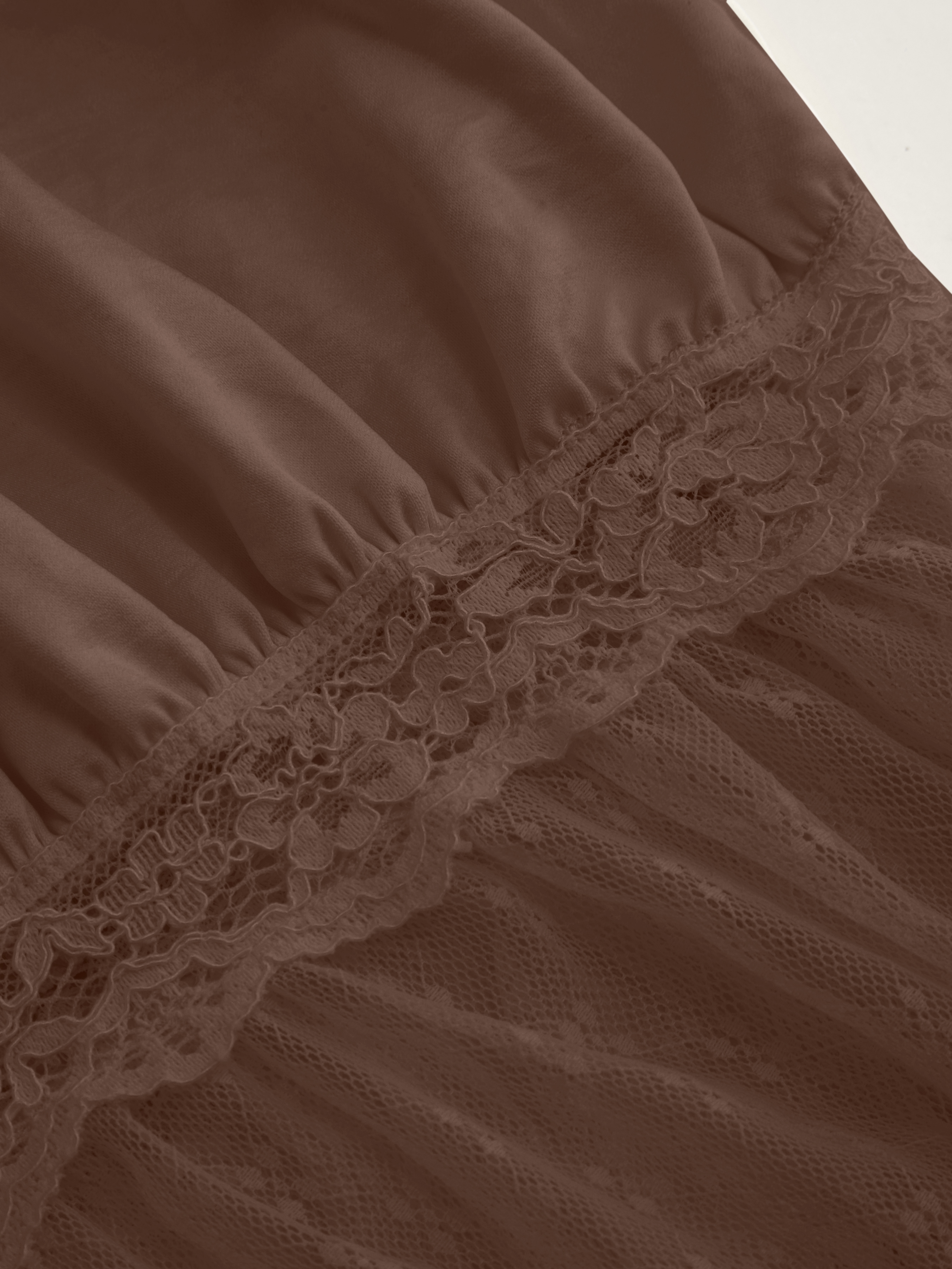 Mid Rise Lace Patched Drawstring Cropped Bloomer Pants