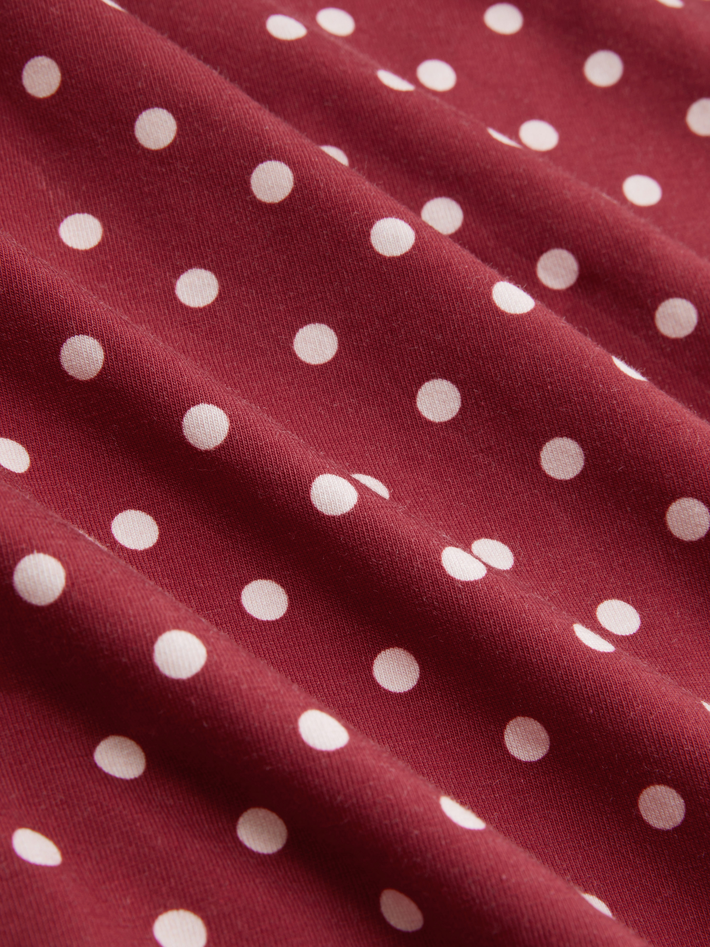 Cotton-blend Boat Neck Polka Dot Ruched Mini Tank Dress