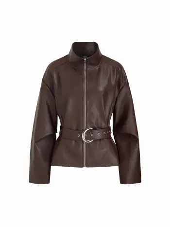 BUCKLE CHUNKY HEELED KNEE HIGH BOOTS