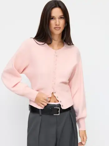 Round Neckline Belted Ruched Mini Dress