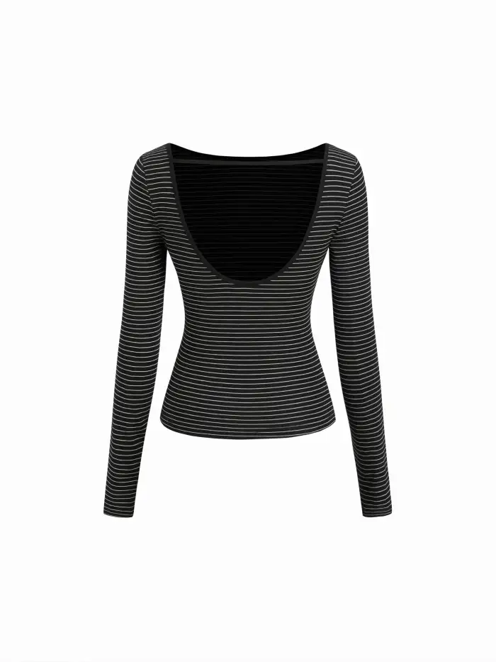 Asymmetrical Neck Long Sleeve Contrasting Lace Ruched Tee