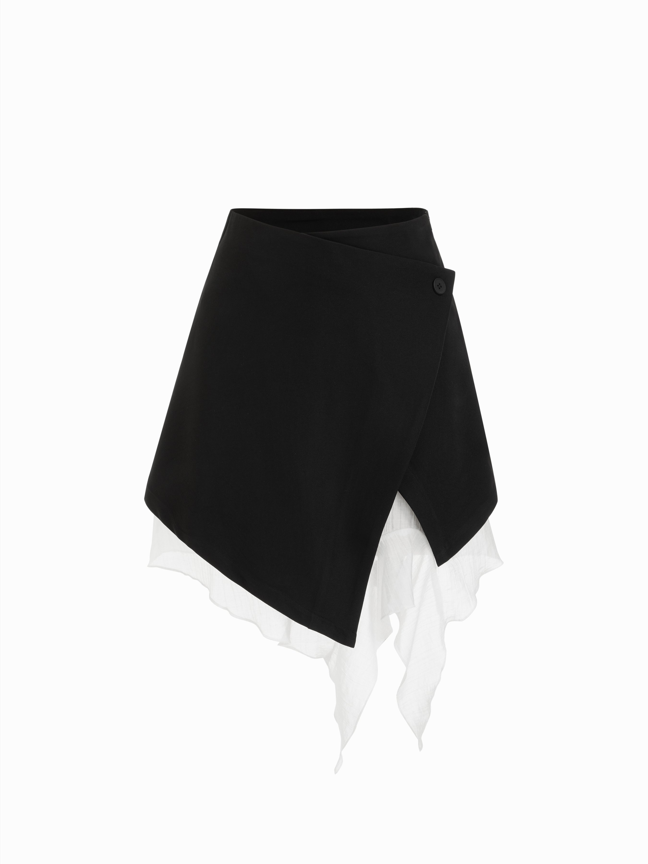 Asymmetrical Ruffle Skirt main image 0