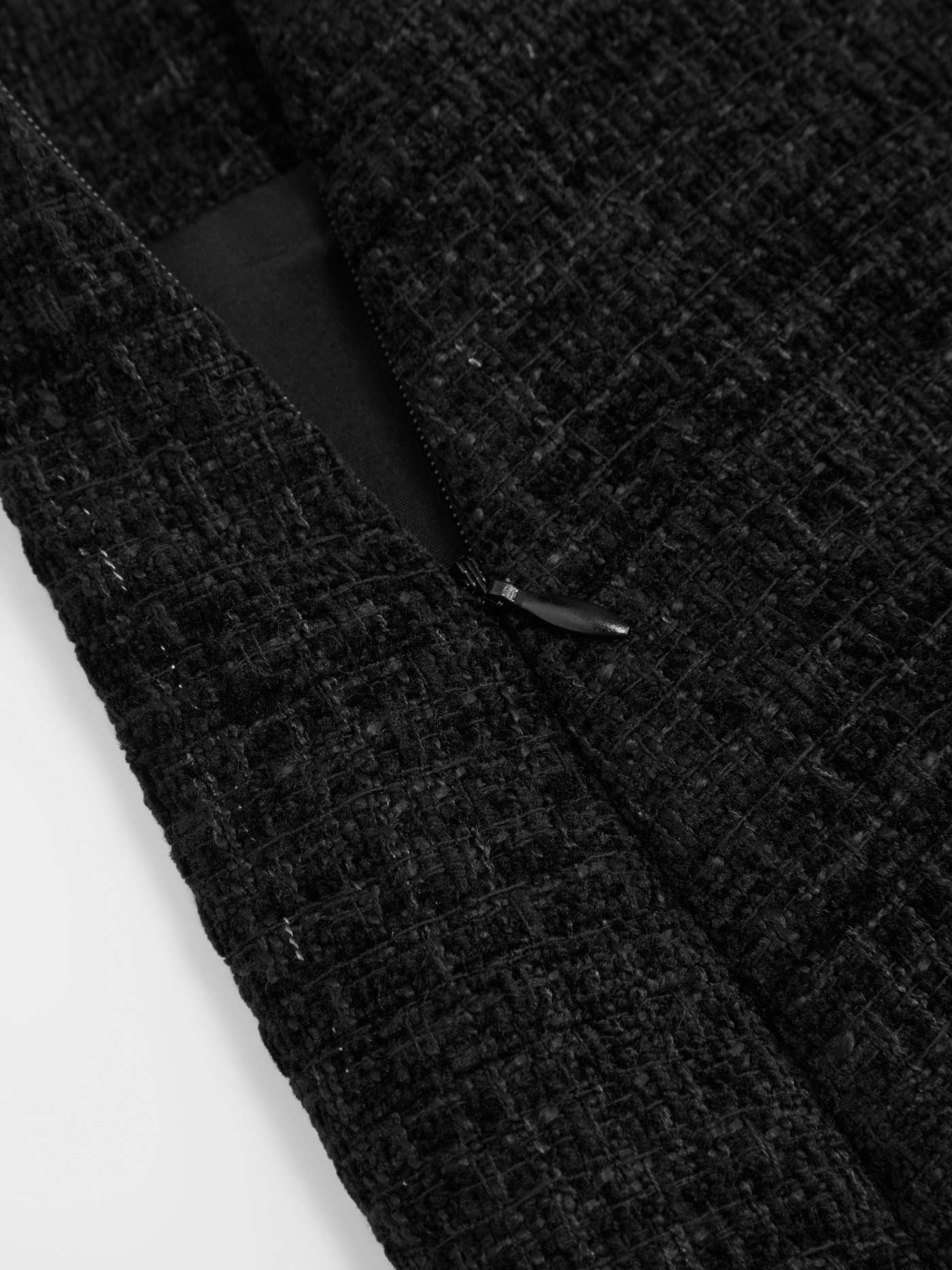 Tweed Mid Rise Bowknot Mini Skirt