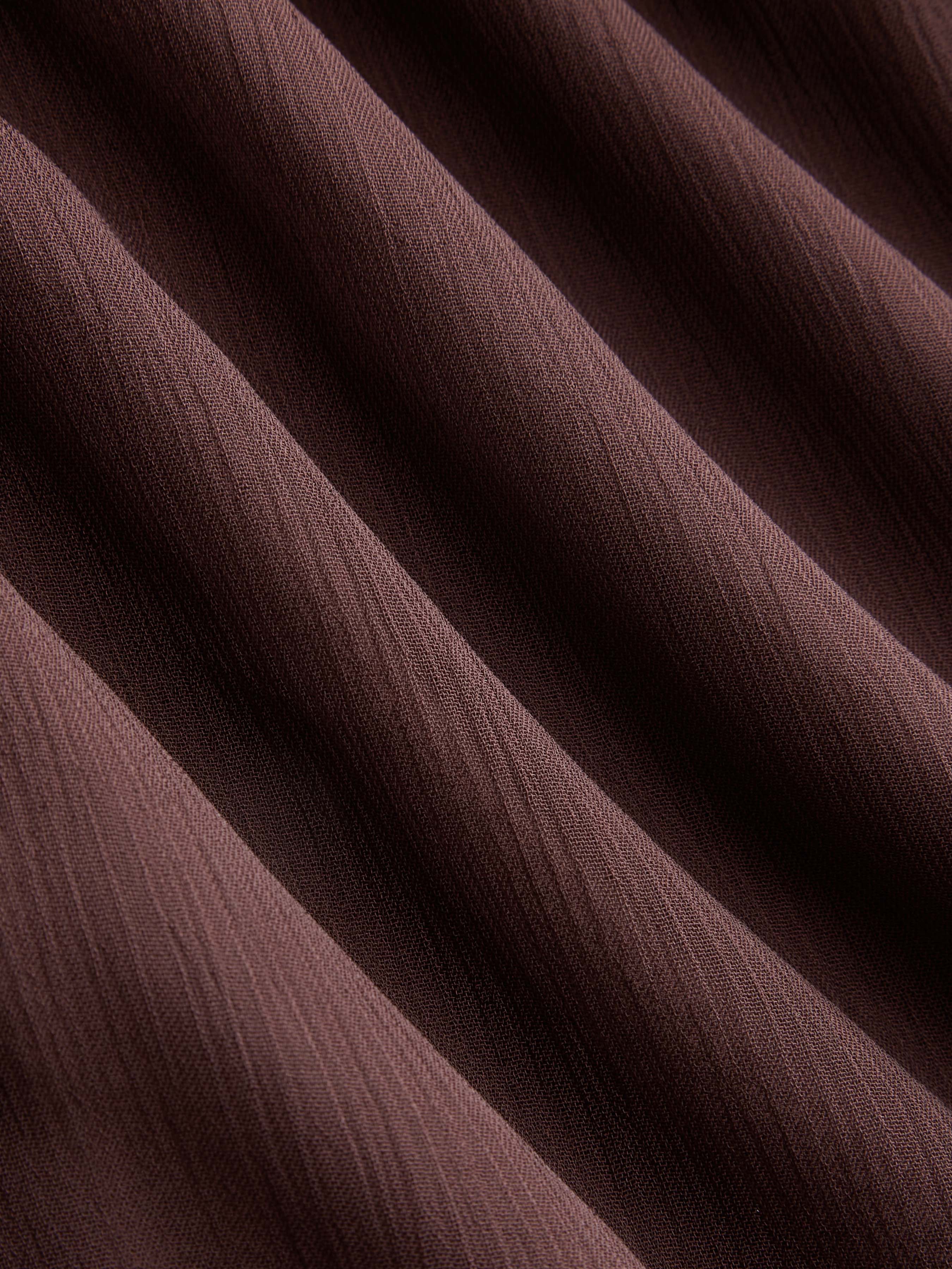 Chiffon V-neck Lettuce Trim Bowknot Ruffle Mini Dress