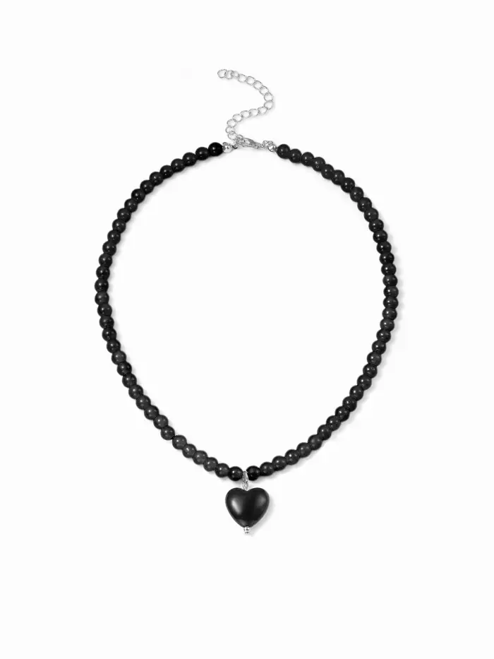 HEART BEADED NECKLACE