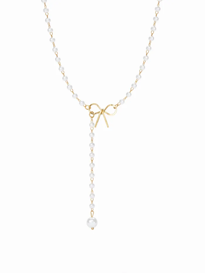 HEART BEADED NECKLACE