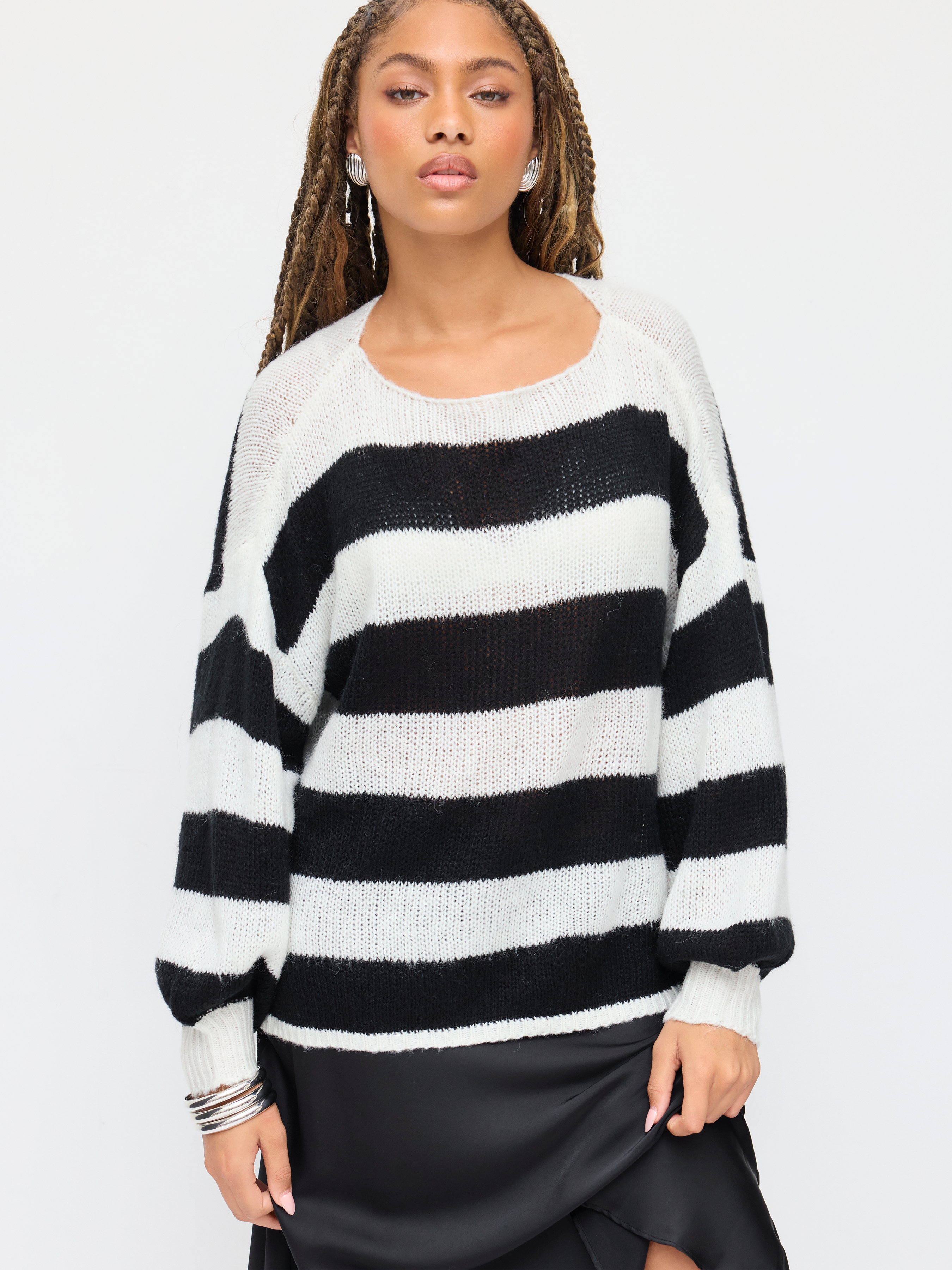 トップス COMOLI W/L/S BOAT NECK KNIT size3 Textured knit boat-neck sweater | Contemporaine | | Simons