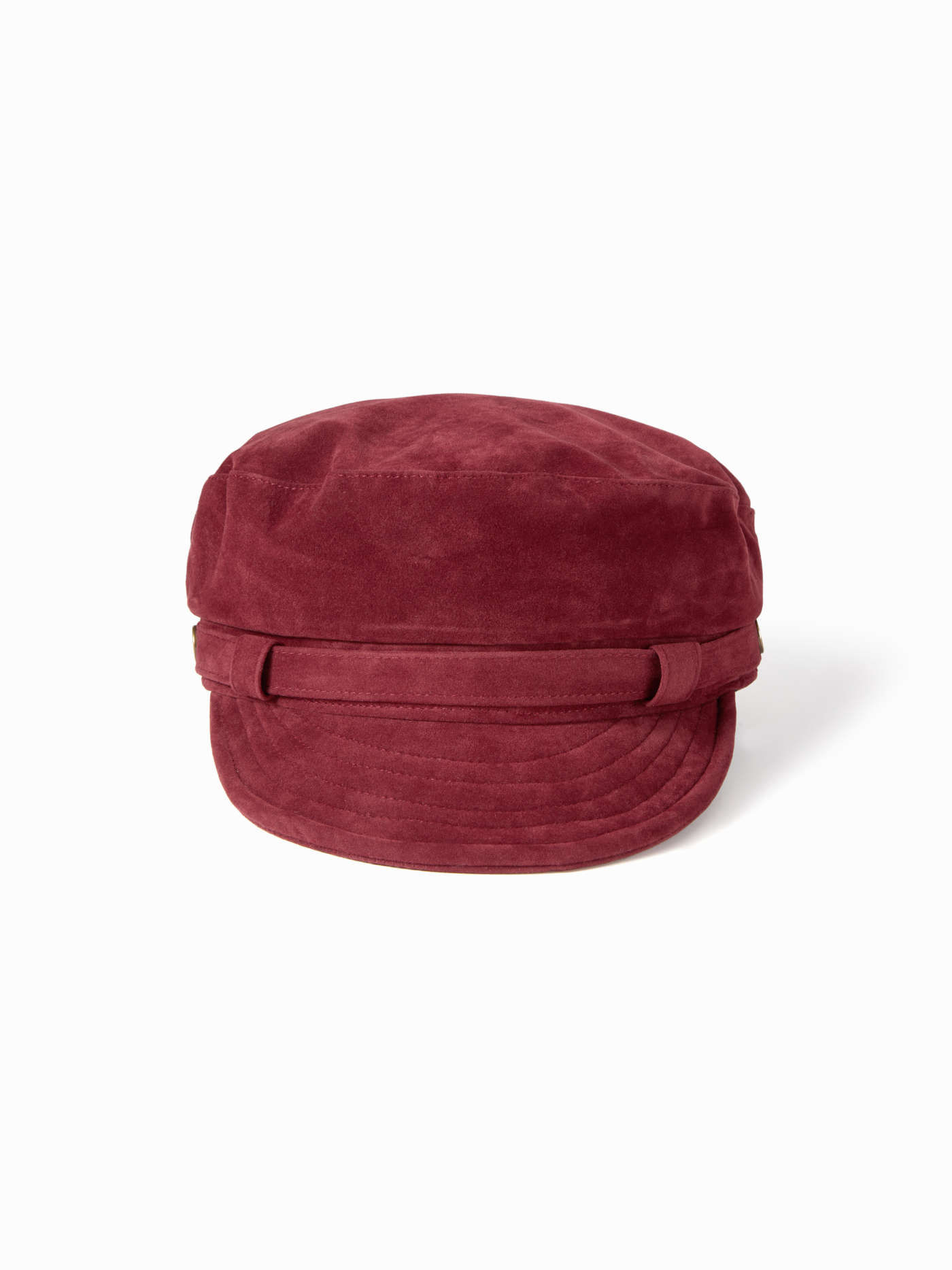FAUX SUEDE BERET HAT