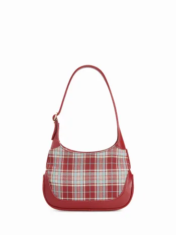 BORSA A SPALLA A QUADRI