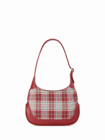 BORSA A SPALLA A QUADRI