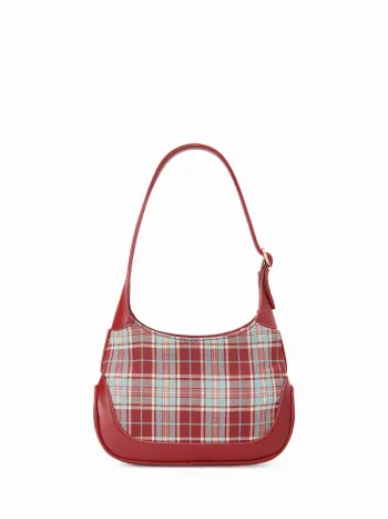 BORSA A SPALLA A QUADRI