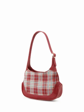 BORSA A SPALLA A QUADRI