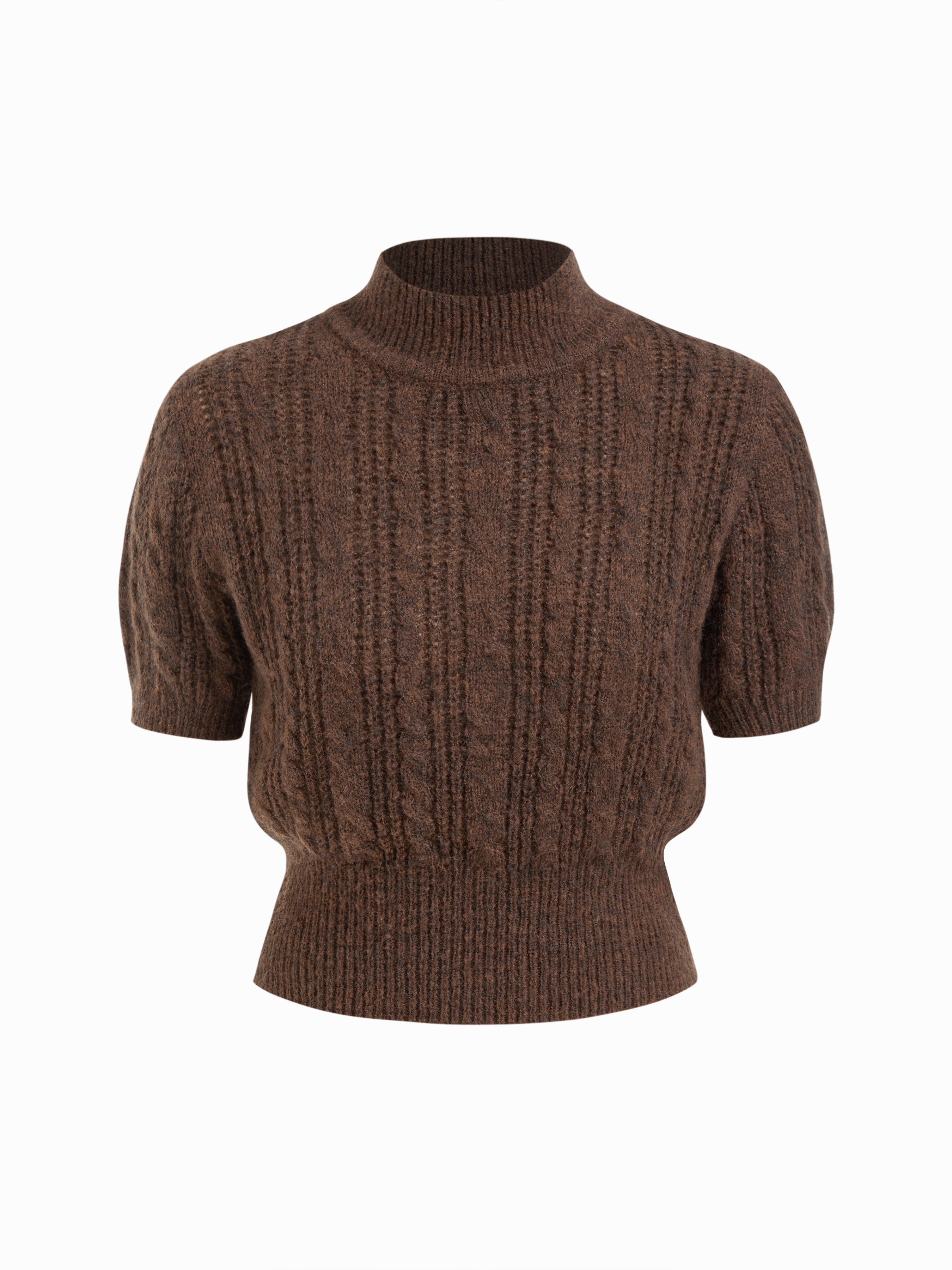 Pull à col montant