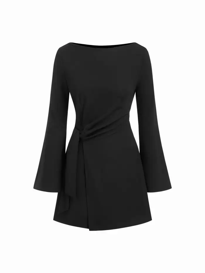 Denim Mid Waist Leopard Wide Leg Pants