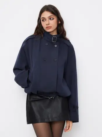 Denim Mid Waist Leopard Wide Leg Pants