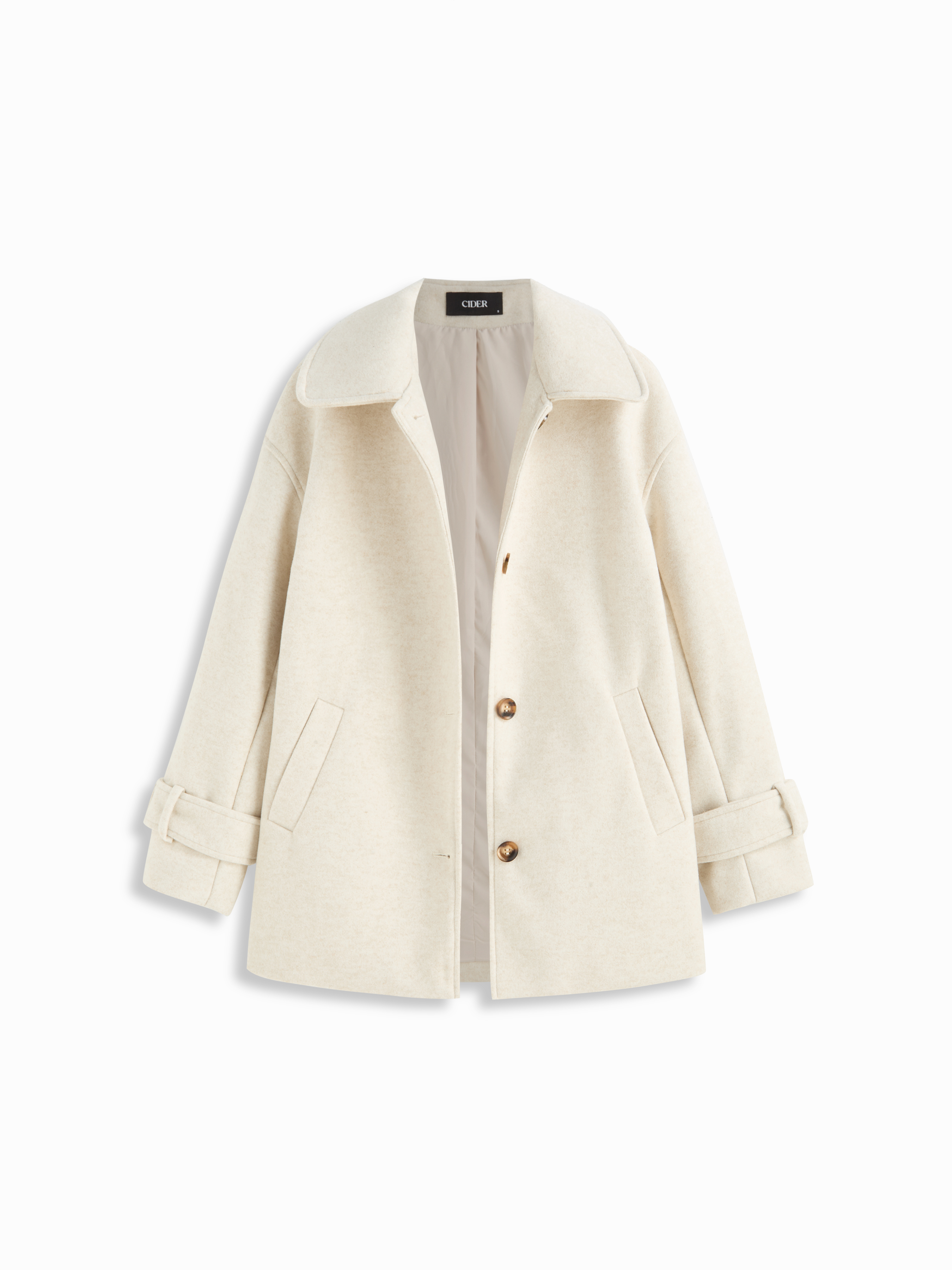 ジャケット・アウター loose wool blend soutien collar coat Soutien Collar Coat | UNIQLO US