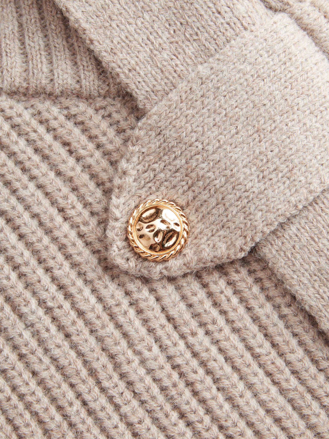 Knit Wool-blend Stand Collar Long Sleeve Zipper Oversized Cardigan