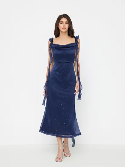 Terry Long Sleeve Top With Belt With Tank Crop Top & High Rise Flared Trousers Loungewear Set