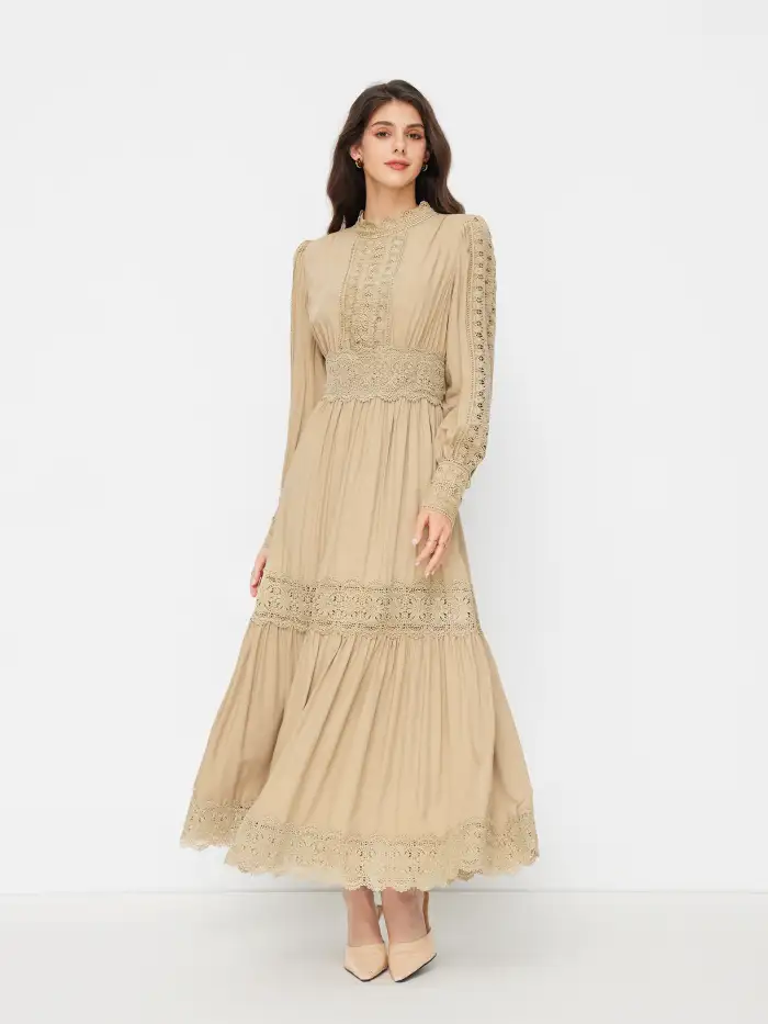 Long Sleeve Dresses - Cider Long Sleeve Dresses - Cider