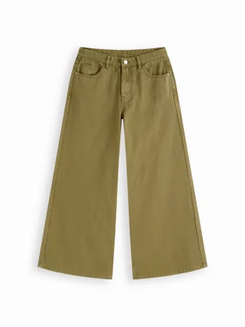 Petite Denim Solid Straight Leg Jeans