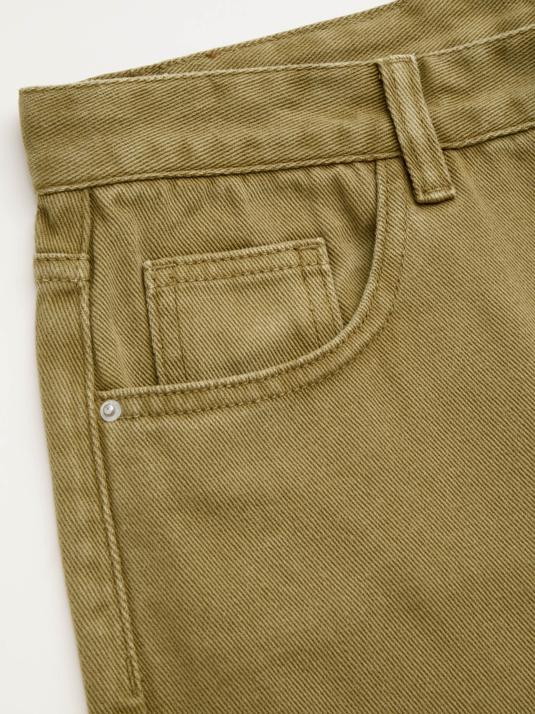 Petite Denim Solid Straight Leg Jeans