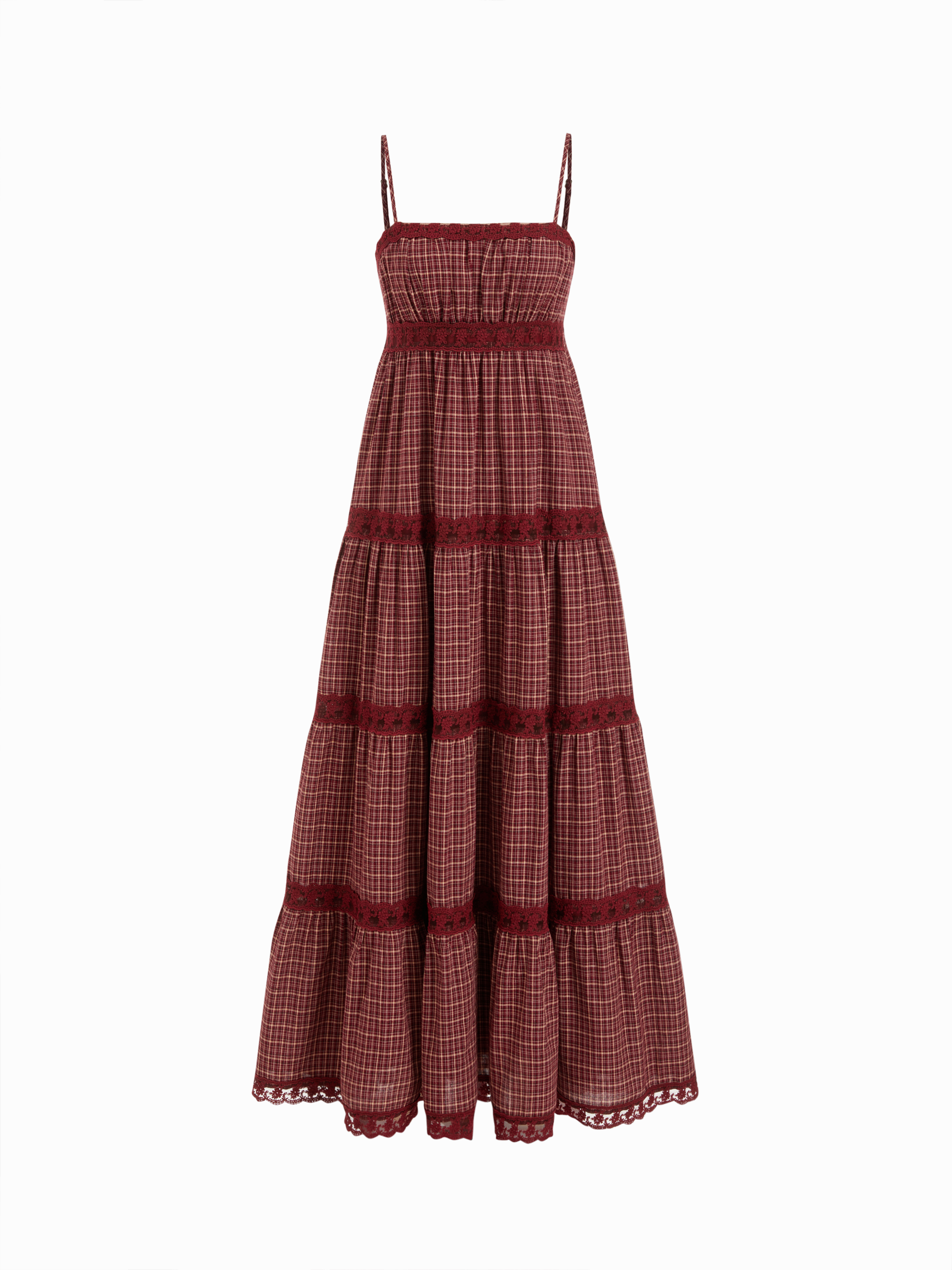 Drawer別注 Scye CHECKED DRESS Gingham V-Neck Playdress - SS25 - Gingham – 7115 by Szeki
