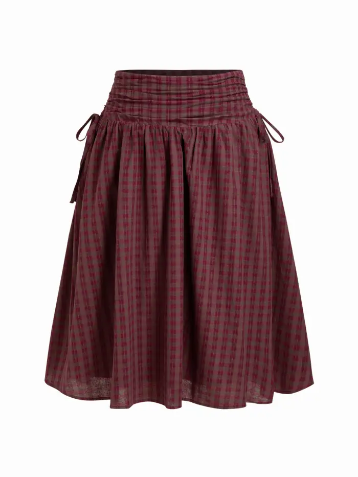 Tweed Tweed Mid Rise Bowknot Mini Skirt For Work
