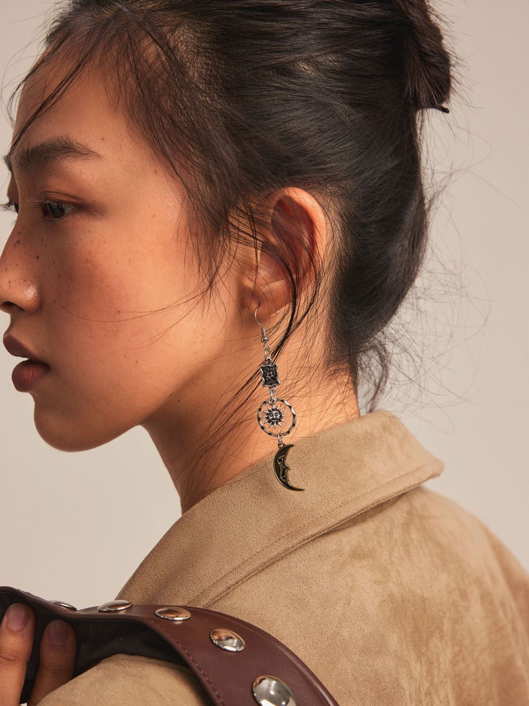 ORECCHINI A GOCCIA SOLE, STELLA E LUNA