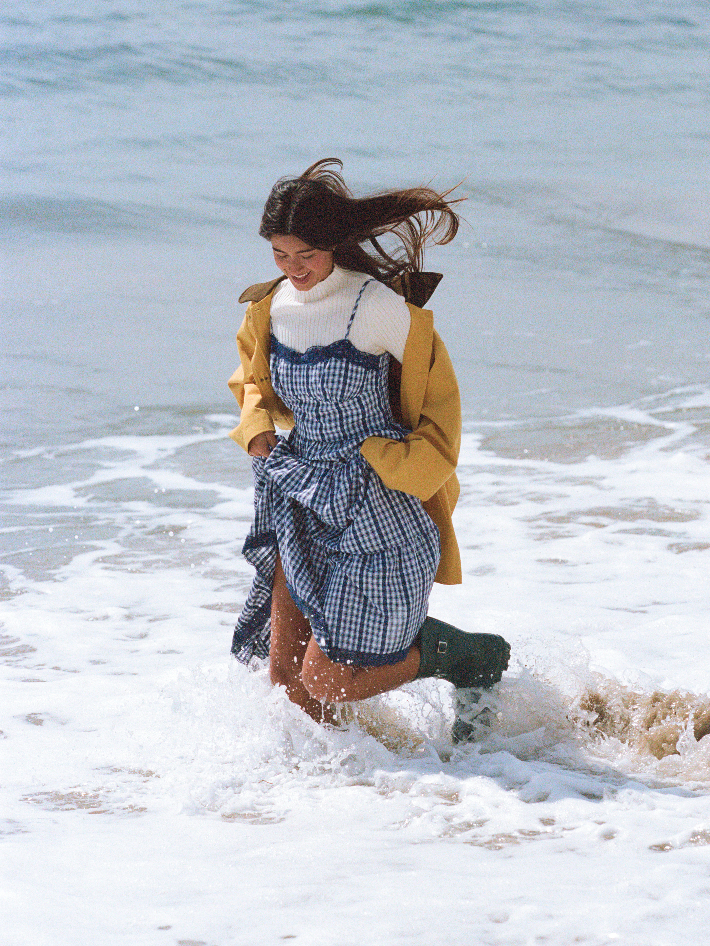 Cotton-blend Gingham Lace Trim Tiered Shirred Maxi Dress