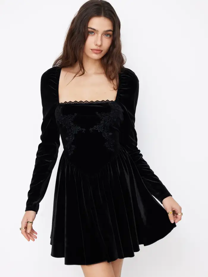 Denim Mid Waist Leopard Wide Leg Pants