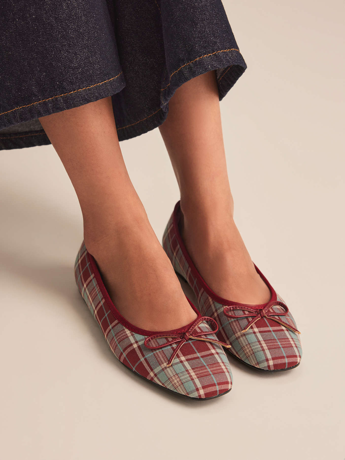 Bowknot Decor Square Toe Ballet Mary Jane Flats For Daily Casual Vacation