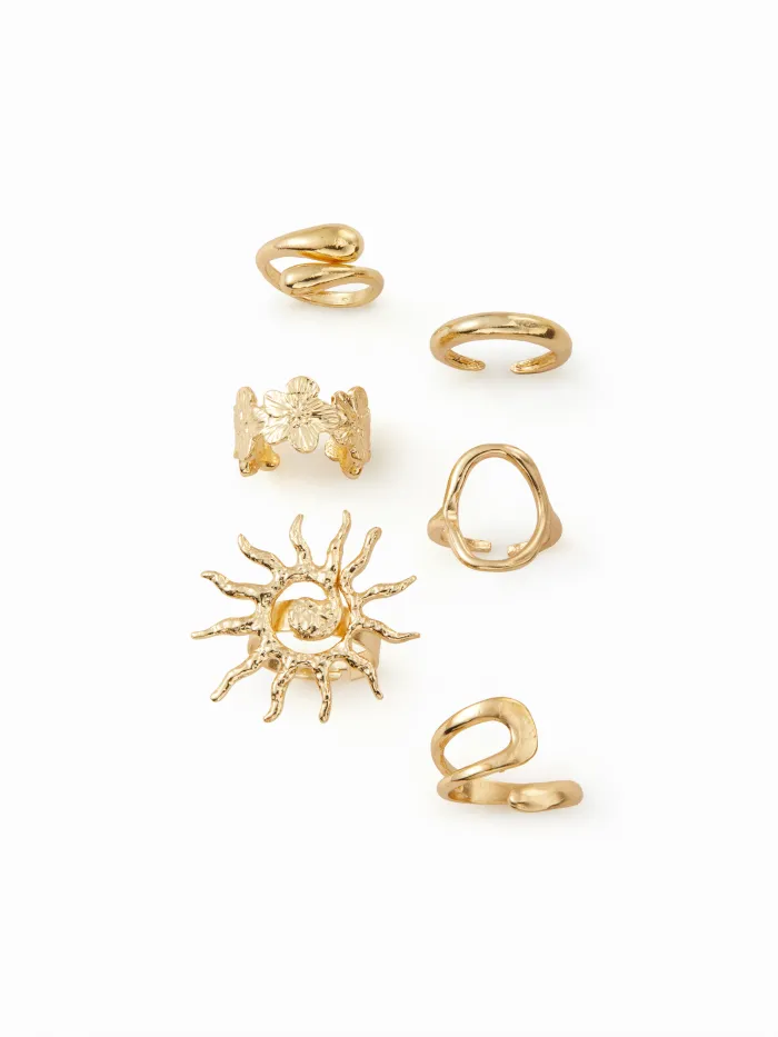 Knit Collar Contrasting Binding Button Up Cardigan