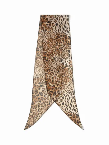 Cowl Neck Ruched Polka Dot Cami Top With Scarf & Mid Rise Mini Skirt Set