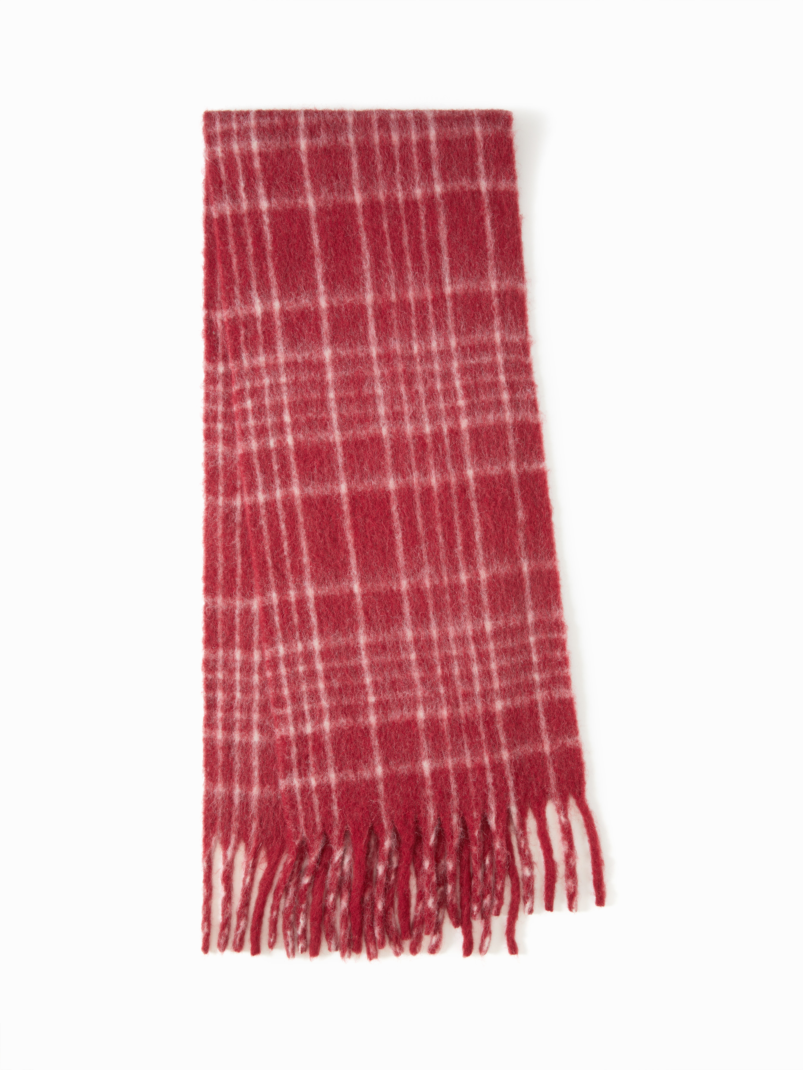 PLAID FRINGED SCARF For Daily Casual