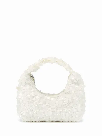 Sequin Cowl Neck Lace Up Asymmetrical Hem Cami Top