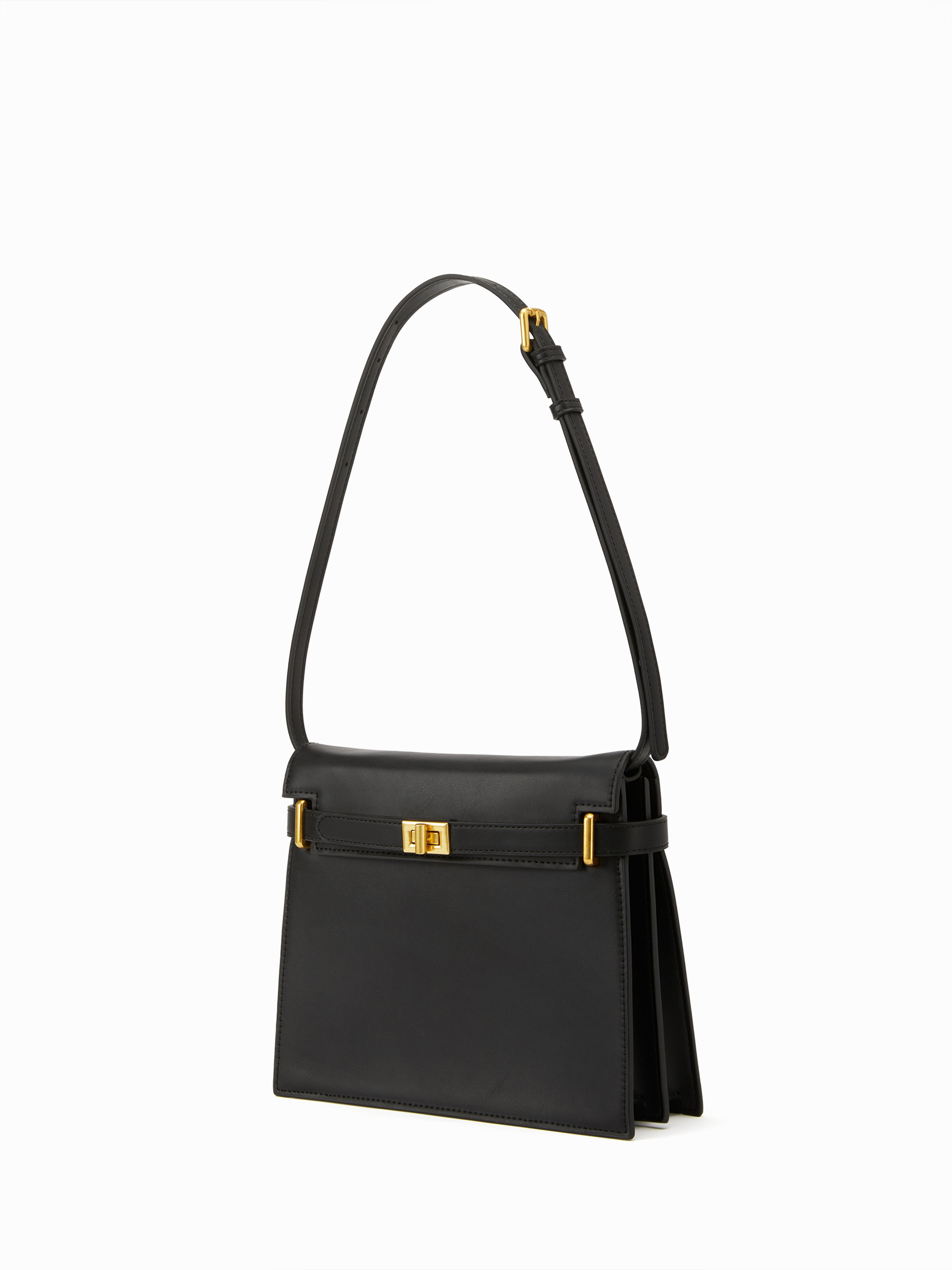 Belted Leather Crossbody