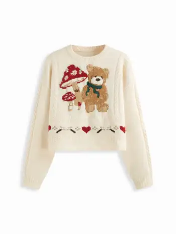 Cotton V-neck Broderie Anglaise Shirred Lettuce Trim Cami Top