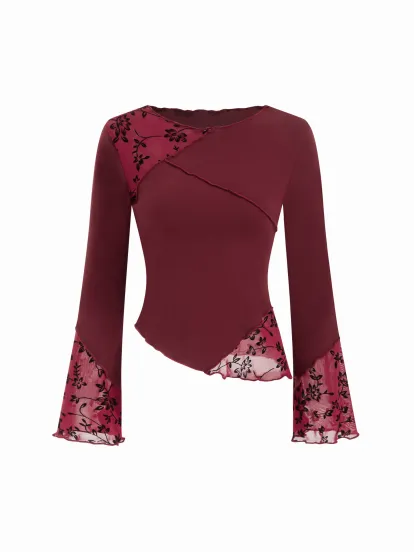 Jacquard Mid Rise Gingham Bowknot Pleated Mini Skirt