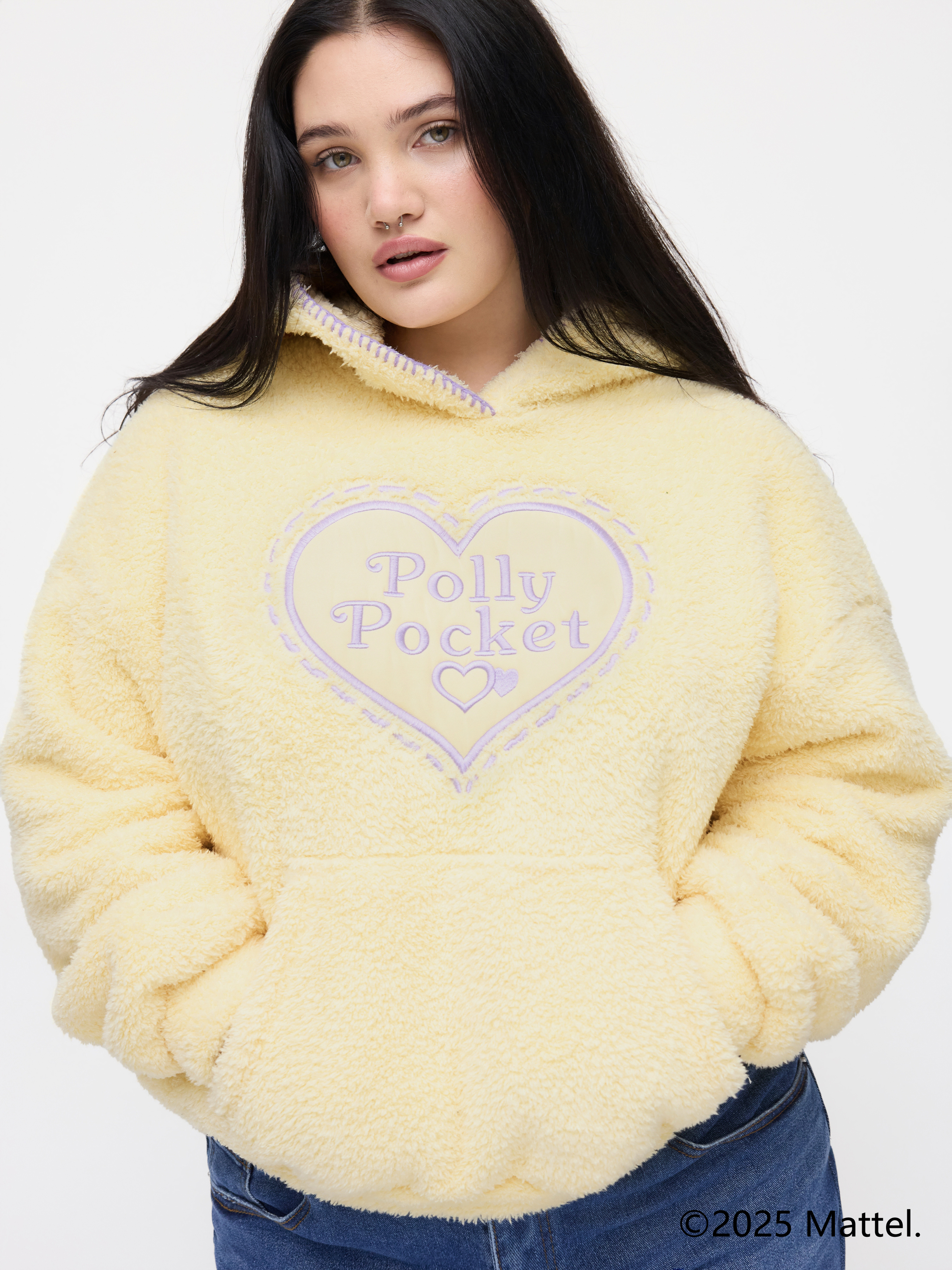 Polly Pocket™️ X Cider - Felpa Sfocata di Polly's World Curve & Plus