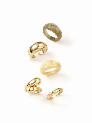 SET DI ANELLI DA 5 PEZZI